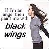 amy if im an angel then paint me with black wings icon