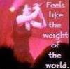 amy feels like the weight of the world