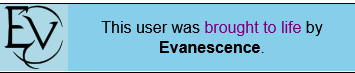 this user was brought to life by evanescence wikipedia userbox