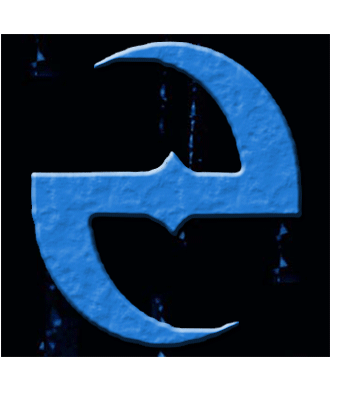 blue e logo