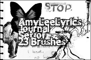 amy lee journal brushes