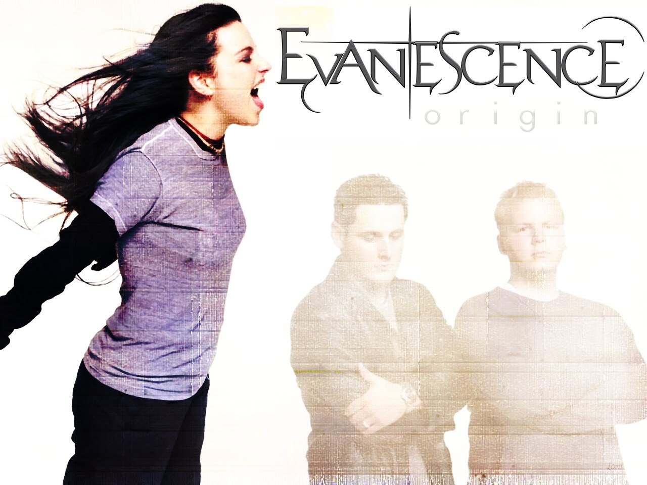 evanescence white wallpaper