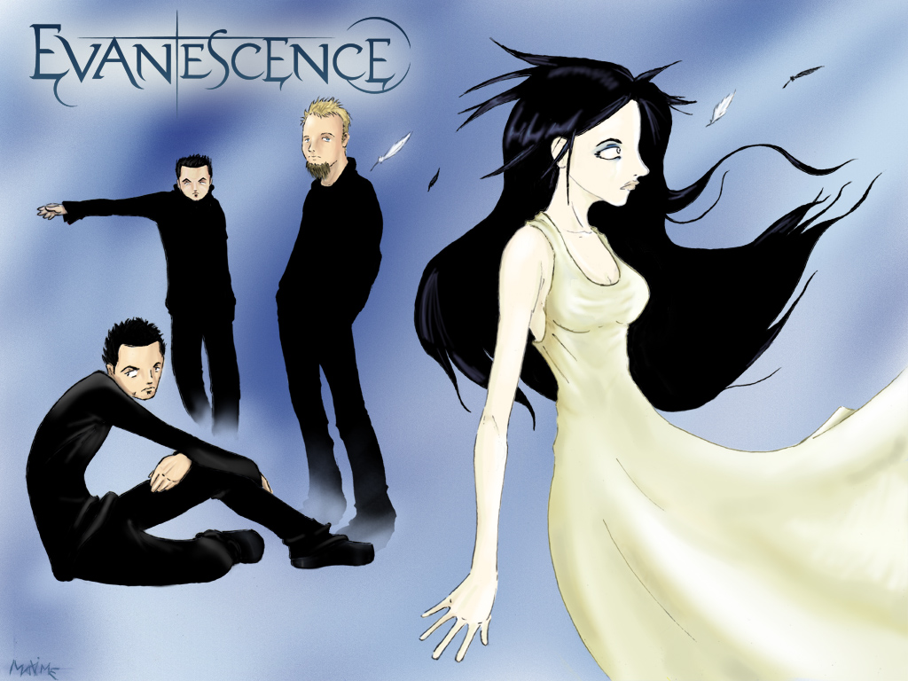 evanescence anime wallpaper