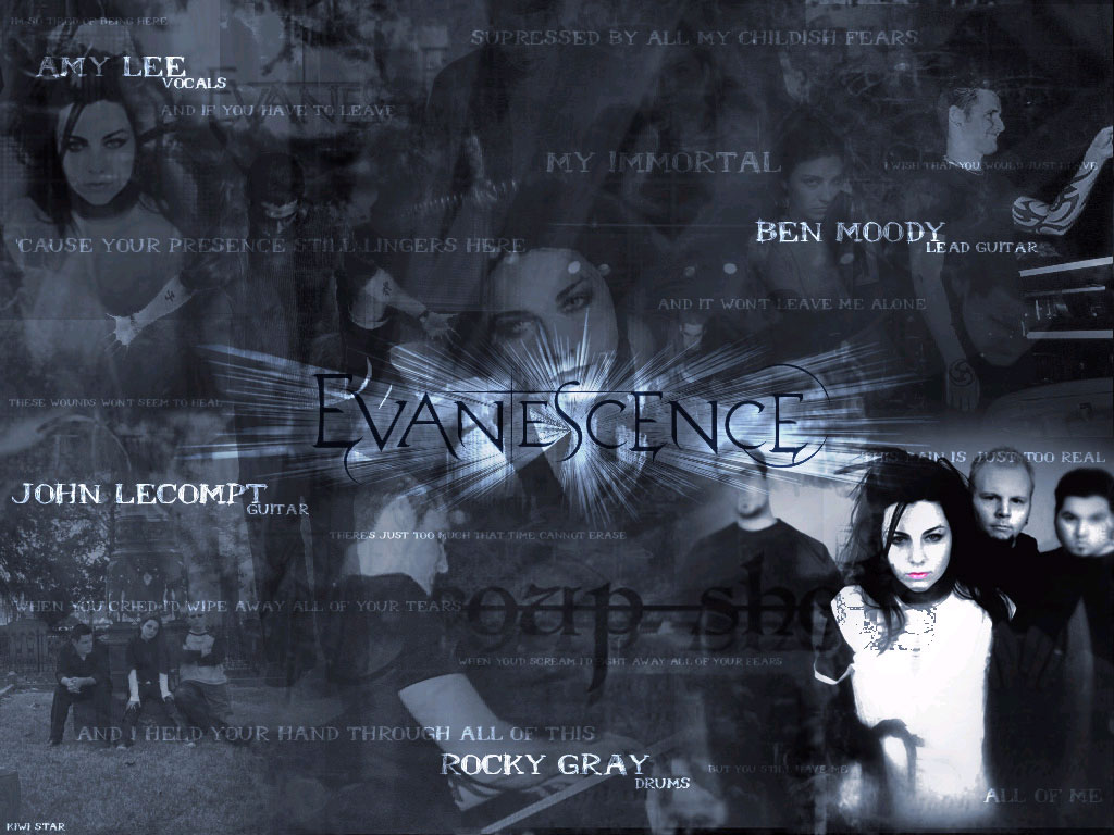 evanescence gray wallpaper